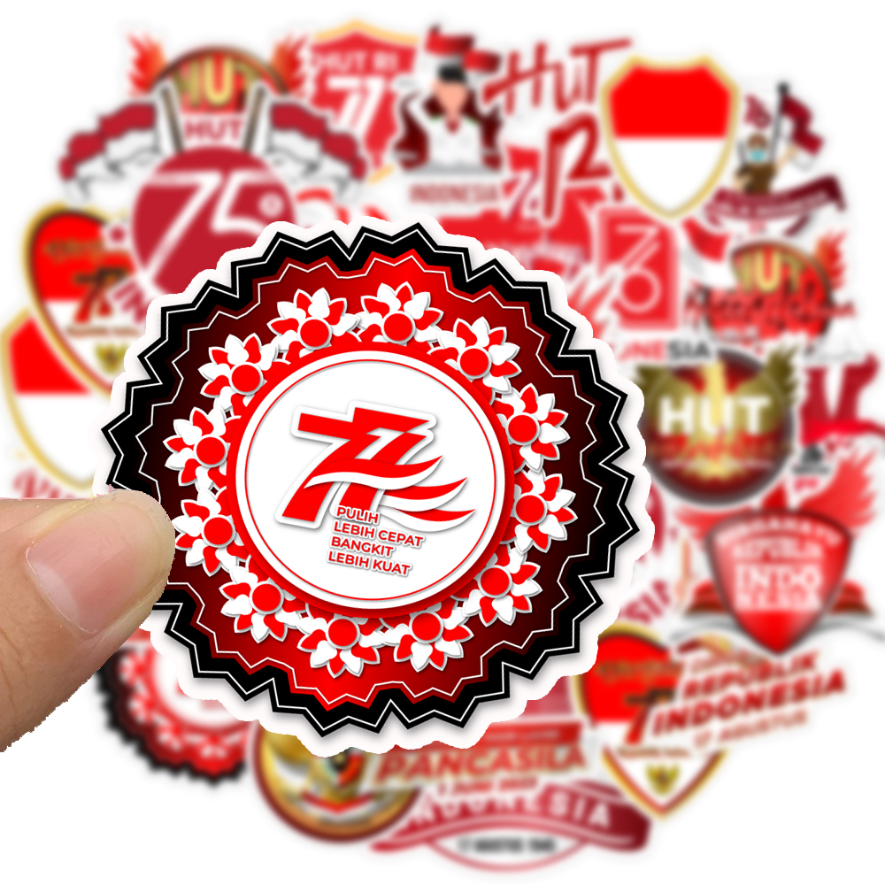 

Stiker kemerdekaan isi 25 pcs