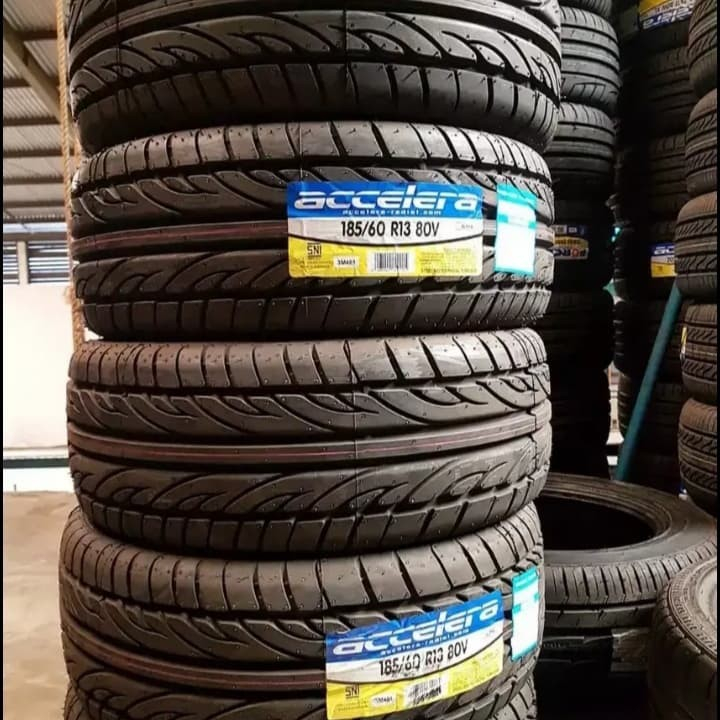 ban mobil baru ring 13 ACCELERA ALPHA 185 60 R13 tubeles ceper