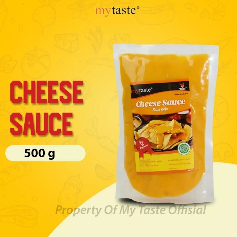 

My Taste Cheese Sauce 500g Pouch Halal Saus Keju