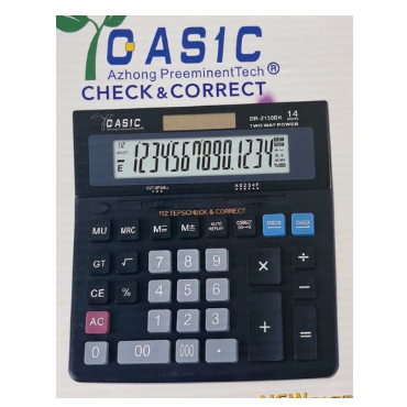 

TS - KALKULATOR AKUNTANSI 14 DIGIT CASIC / KALKULATOR MURAH BAGUS/ KALKULATOR CASIC BAGUS DAN MURAH