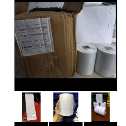 

LABEL STICKER THERMAL 100 X 150 BARCODE