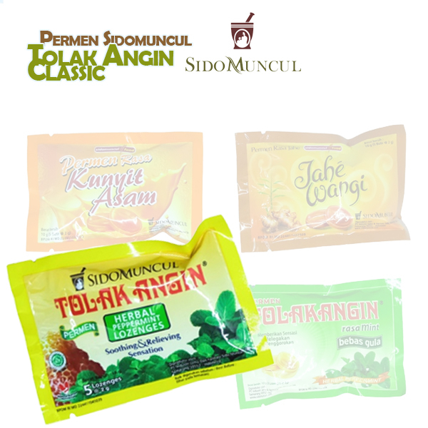 

Permen Sidomuncul Tolak Angin Jahe Wangi Varian Rasa ! Sachet