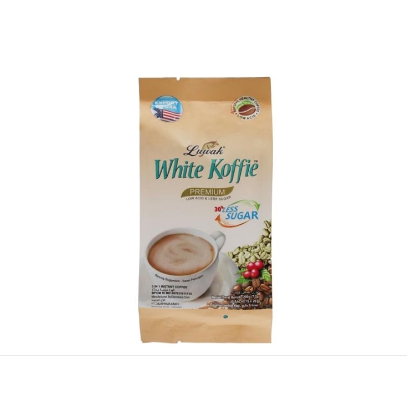 

LUWAK White Coffe Less Sugar 10s