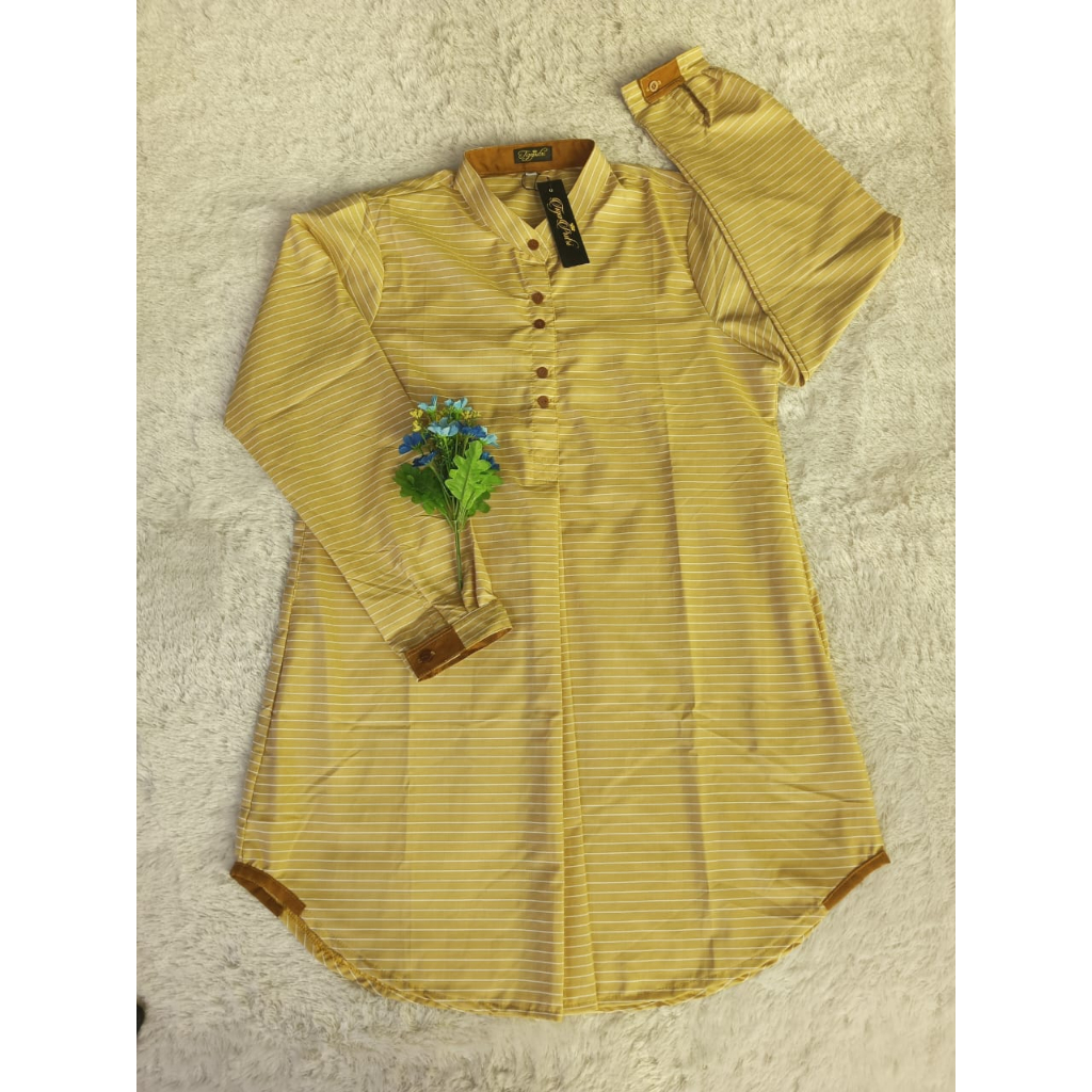 TUNIK HARA MOTIF SALUR// TUNIK HARA SANTRIWATI