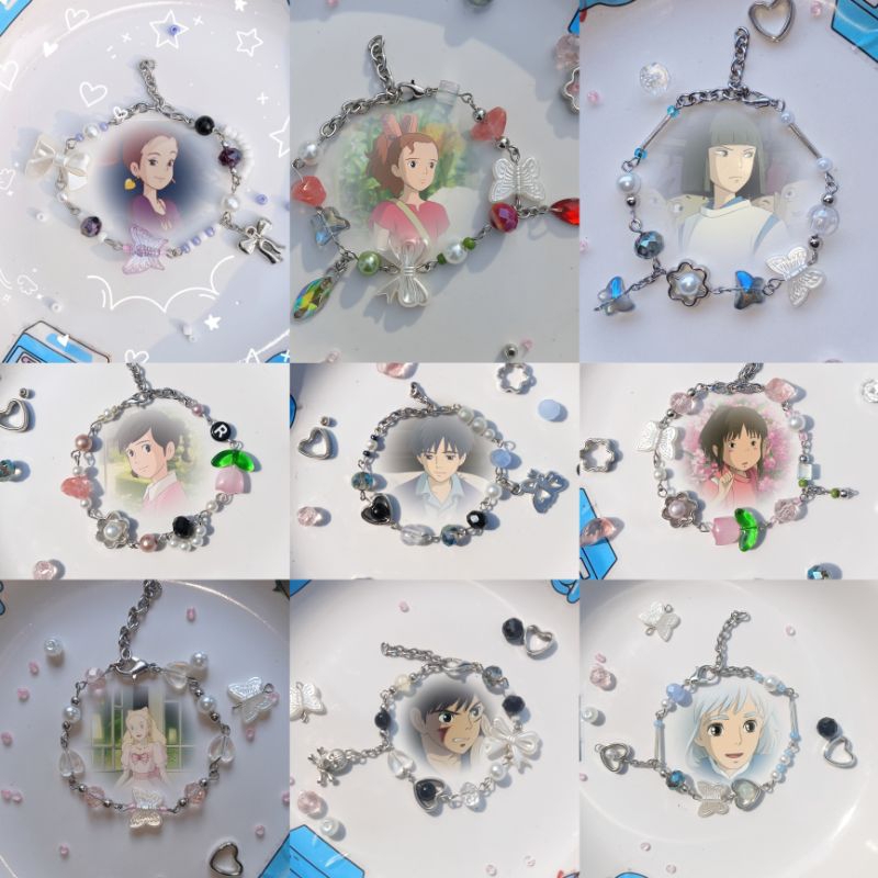 Ghibli edition bracelet / Ghibli series / gelang ghibli / Bracelet gaya ghibli / gelang aestethic