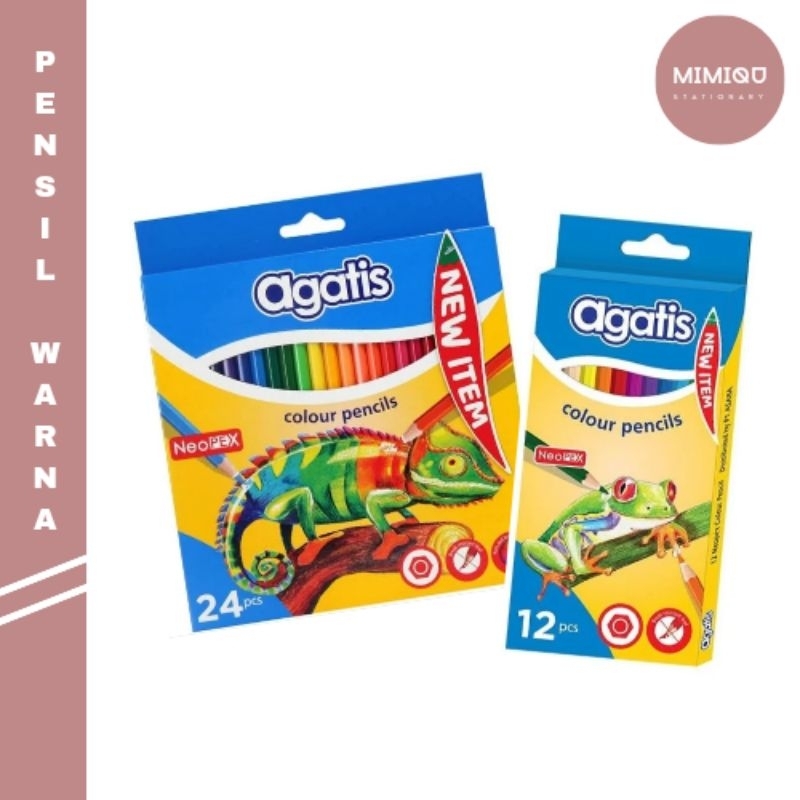 

Pensil Warna Agatis 12/24 pcs