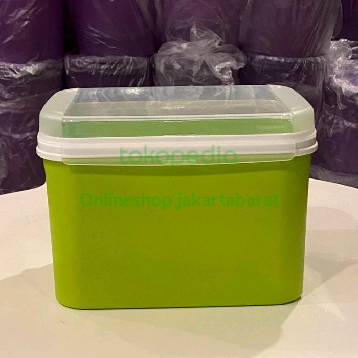 PROMO Tupperware  Ezy Keeper Rectangular Hijau 6.5L