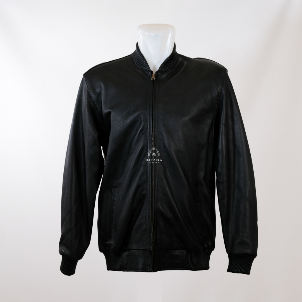 Jaket Kulit Pria/Wanita Bomber Original Premium Leather Jacket