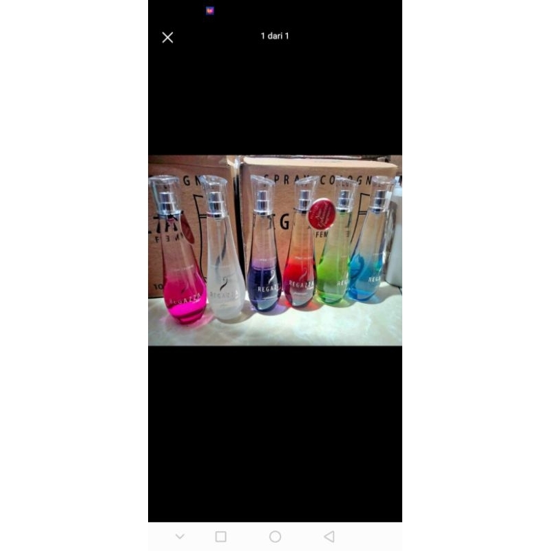 minyak wangi regazza 100ml