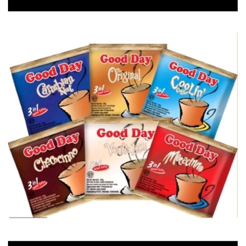 

GOOD DAY Kopi Instant 3 in 1 10 x 20gr