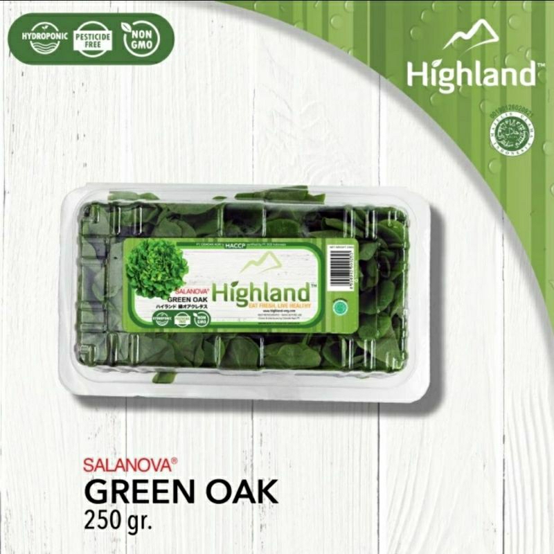 

Selada Hijau - Salanova Green Oak Highland 250 gr