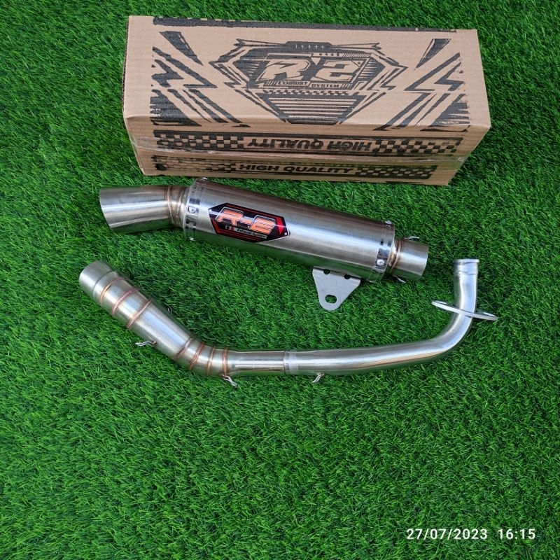 Knalpot Corong  inlet 45 R2 muffler Aerox Vario Nmax Beat Scoopy