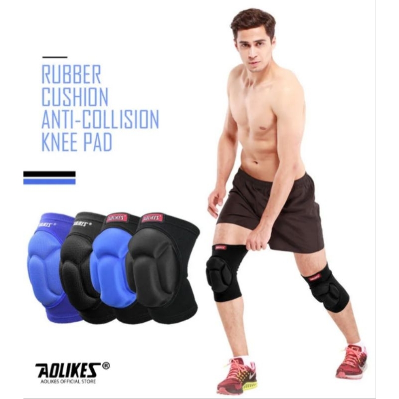 AOLIKES 0217 Knee Support Knee Pad Pelindung Lutut Dekker Deker Futsal Kneepad