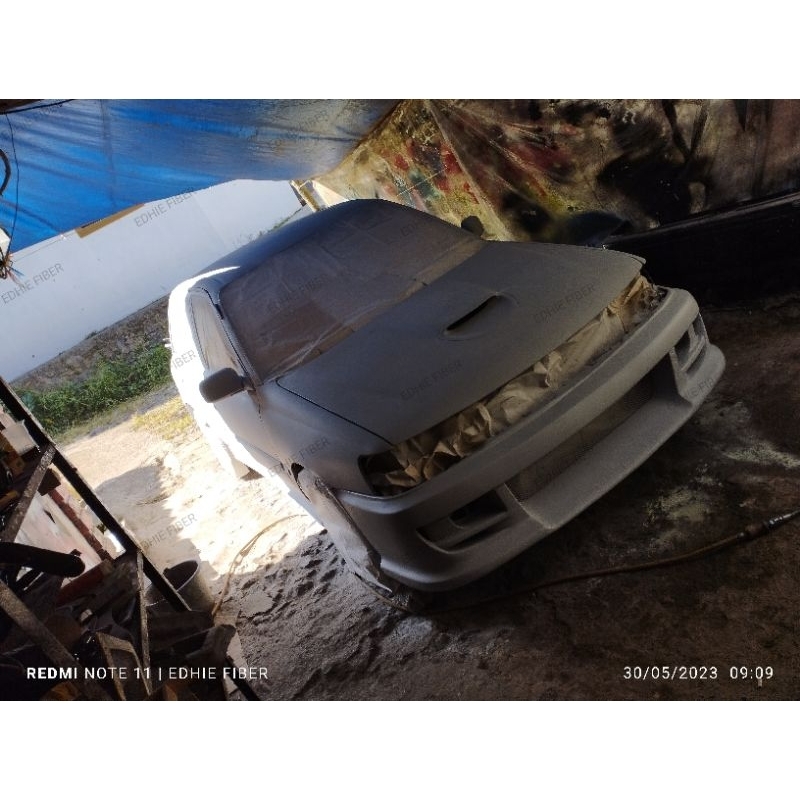 Bumper depan GT fiber glass starlet kapsul tahun 1996-1997