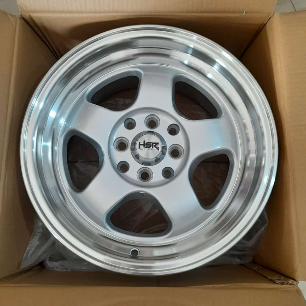 Velg Mobil Celong R15 BRISKET HSR Ring 15 Lebar 7/8 PCD 4X100 4X114,3