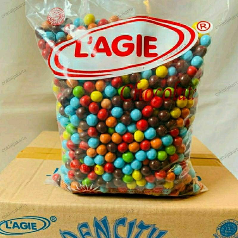 

L'agie Coklat Miniball Warna 250 Gr