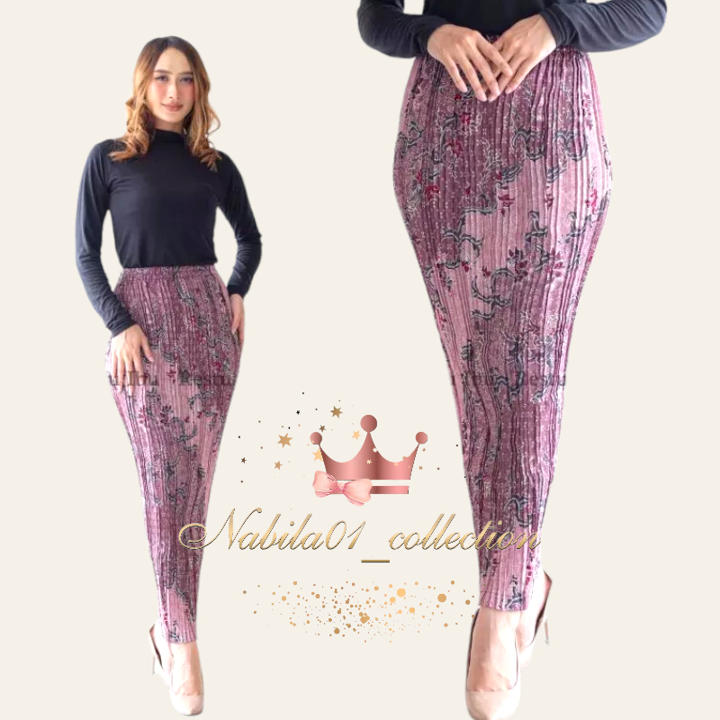 Rok Plisket batik motif terlaris / bawahan kebaya / rok batik / rok plisket batik jumbo / 30 varian