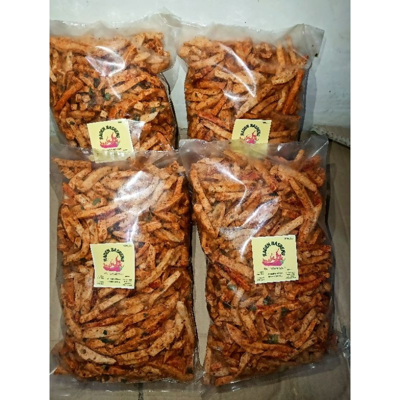 

Basreng pedas daun jeruk 1 kg