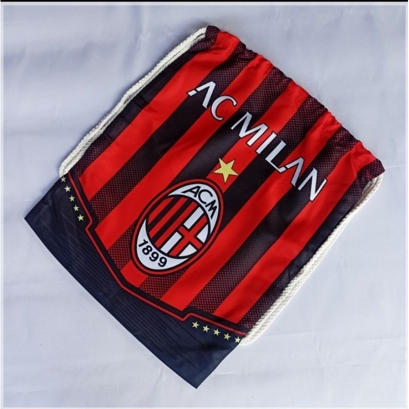 Tas Serut Klub Bola Drawstring Bag Tas Serut Bola Tas Bola Tas Serut Sepatu Tas Sepatu Bola Tas Sepa
