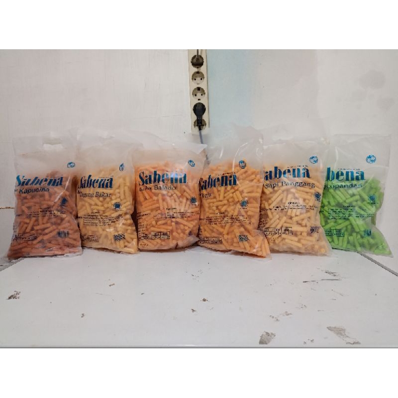 

Snack Sabena stick Keju Balado Jagung 360gr