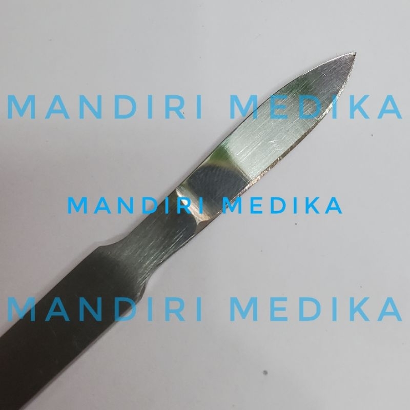 Scalpel Bisturi Pisau Bedah Stainless + Handle