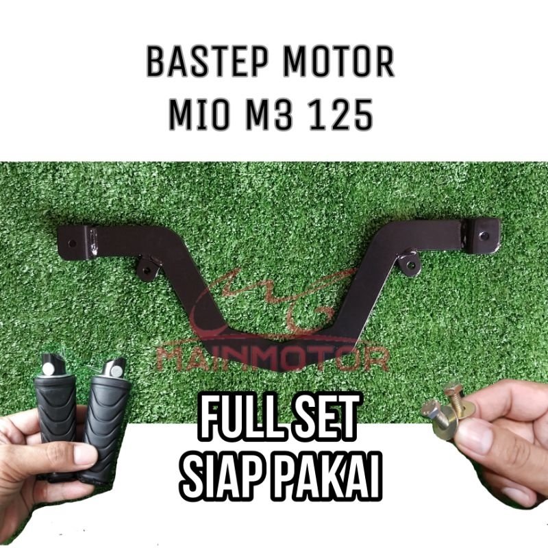 BASTEP DEPAN MODEL PLAT MIO M3 FOOTSTEP PIJAKAN KAKI FULLSET