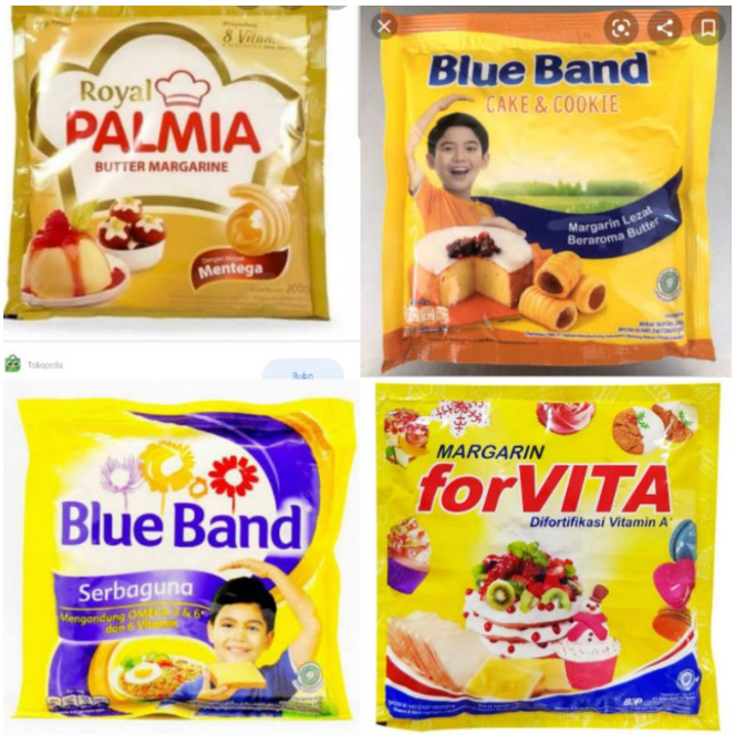 

FORVITA MARGARINE 200 gram & BLUE BAND SERBAGUNA Margarin 200 gr