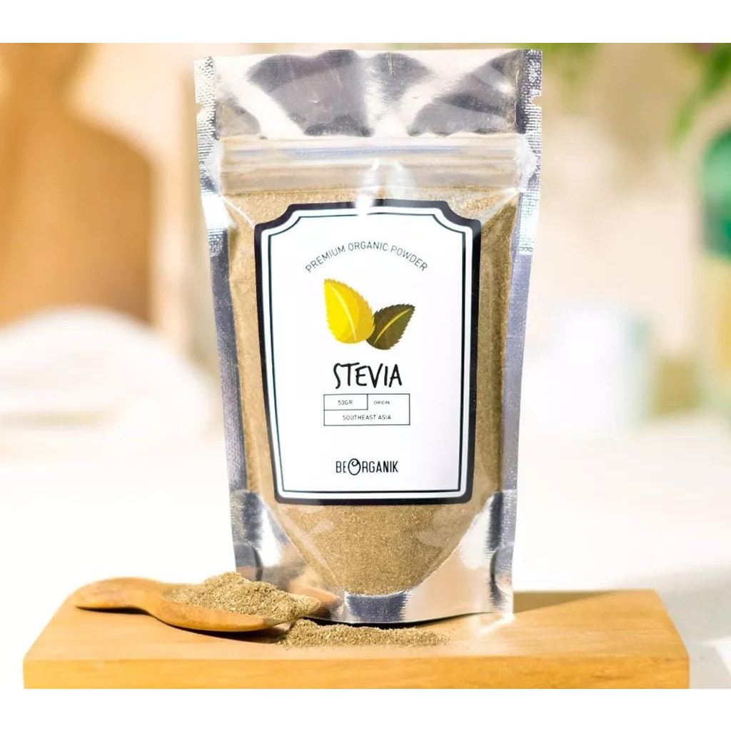 

Beorganik Stevia Powder/Pemanis Pengganti Gula 50g Natural Alami