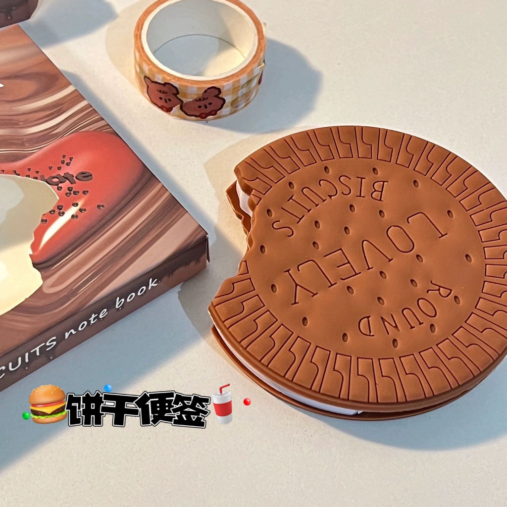 

NoteBook Buku Motif Biscuit Buku Mini Biskuit MOMO020