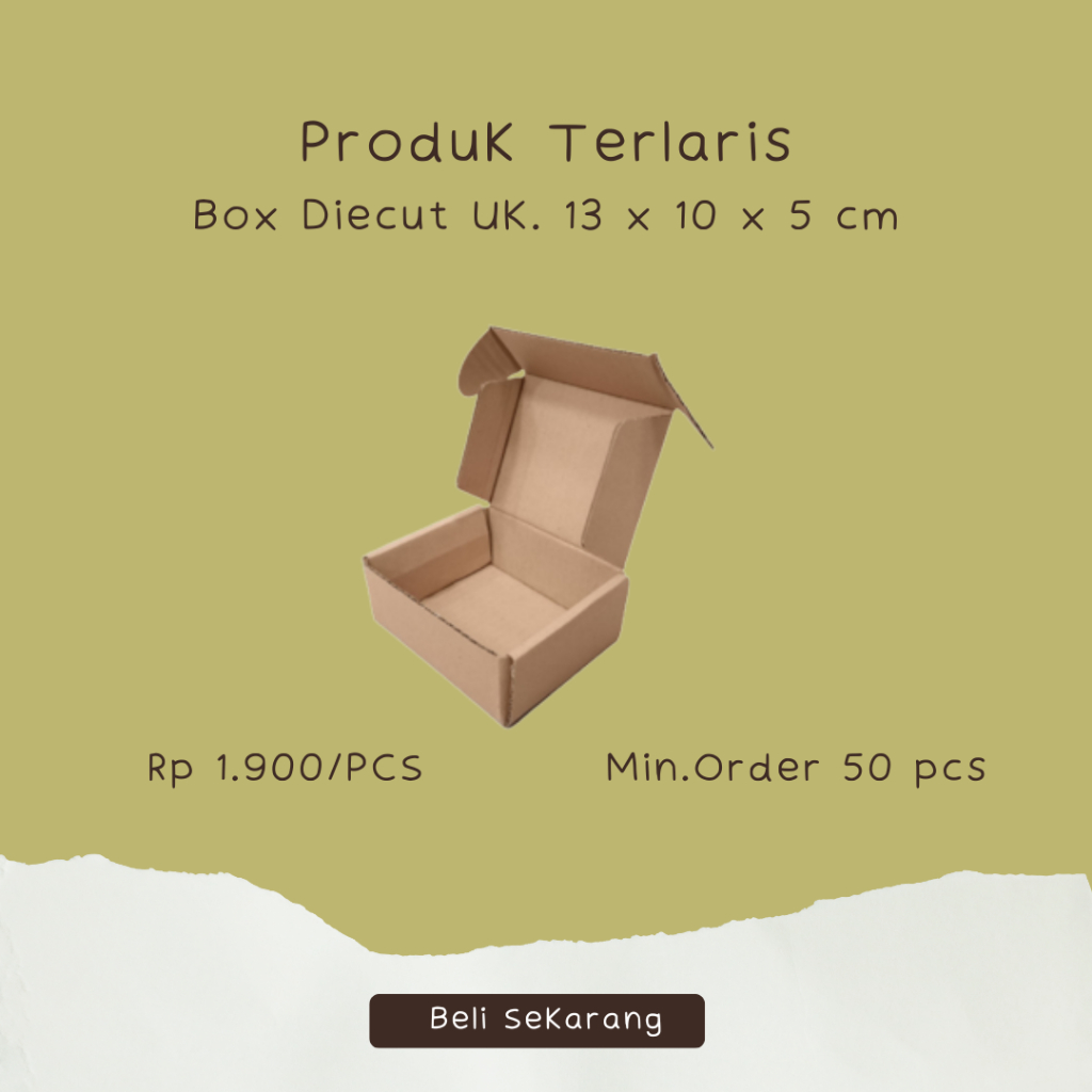 

Box dus diecut 13 x 10 x 5 cm