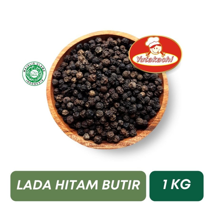 

1Kg Lada Hitam Butir / Lada Hitam Utuh / Merica Utuh / Whole Balckpepper