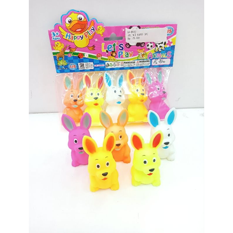Mainan Anak Kelinci Karet Cit Cit / Mainan Bayi