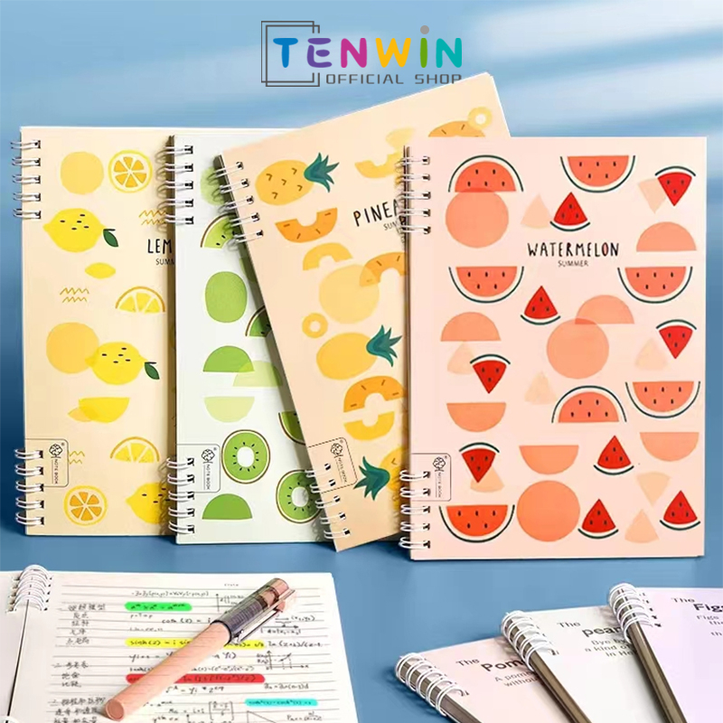 

A5/B5 Loose-leaf Notebook /Spiral Notebook / Buku Catatan-Tenwin