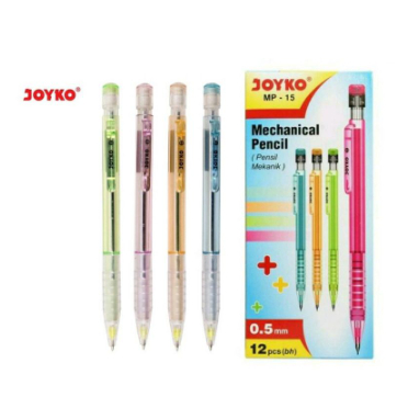 

TERLARIS !!! MECHANICAL PENCIL LEAD PENSIL MEKANIK JOYKO MP-15 0.5 mm PILOT WARNA WARNI PASTEL MURAH GROSIR ORI / PENSIL ISI ULANG