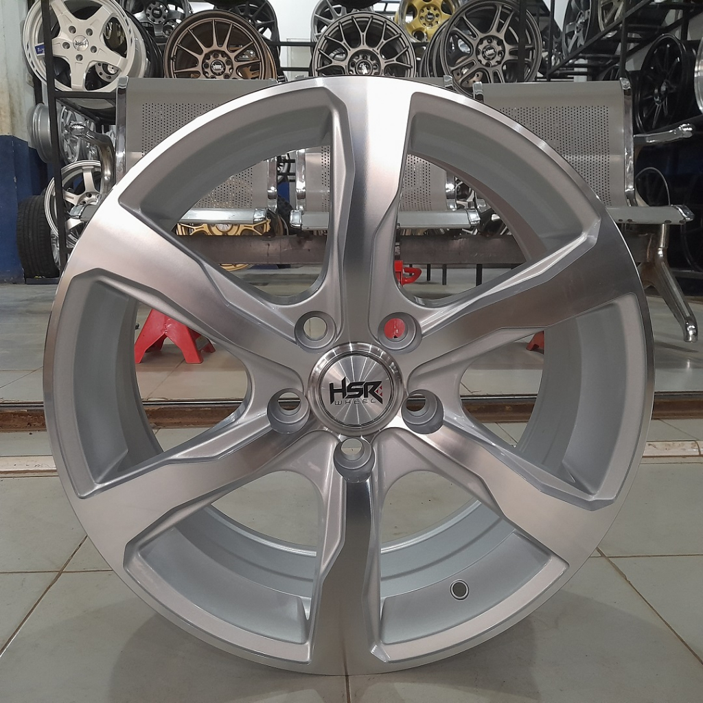 velg mobil ring 17 velk hsr lubang baut 5 pelek mobil hsr tulehu ring 17