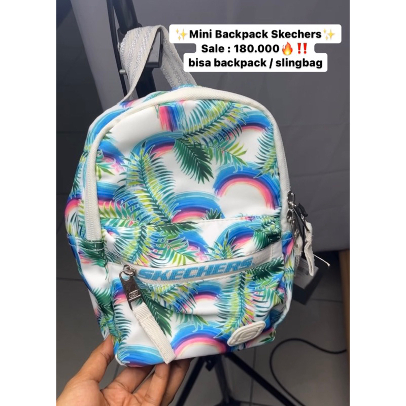 Skechers Mini Backpack Tas wanita Original MAP