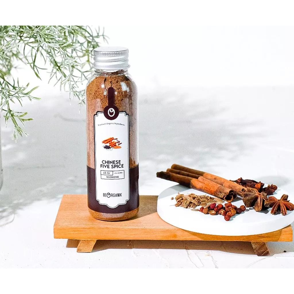 

Beorganik Chinese Five Spice/Ngohiong Bubuk 45g Asli 100% Murni