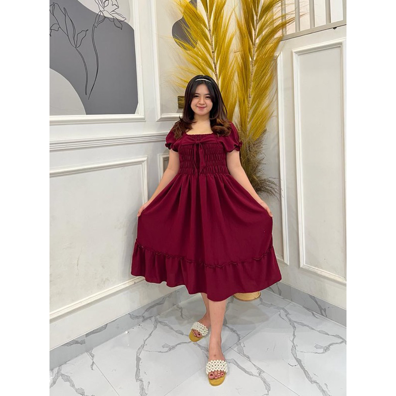 dress maura crincle airflow