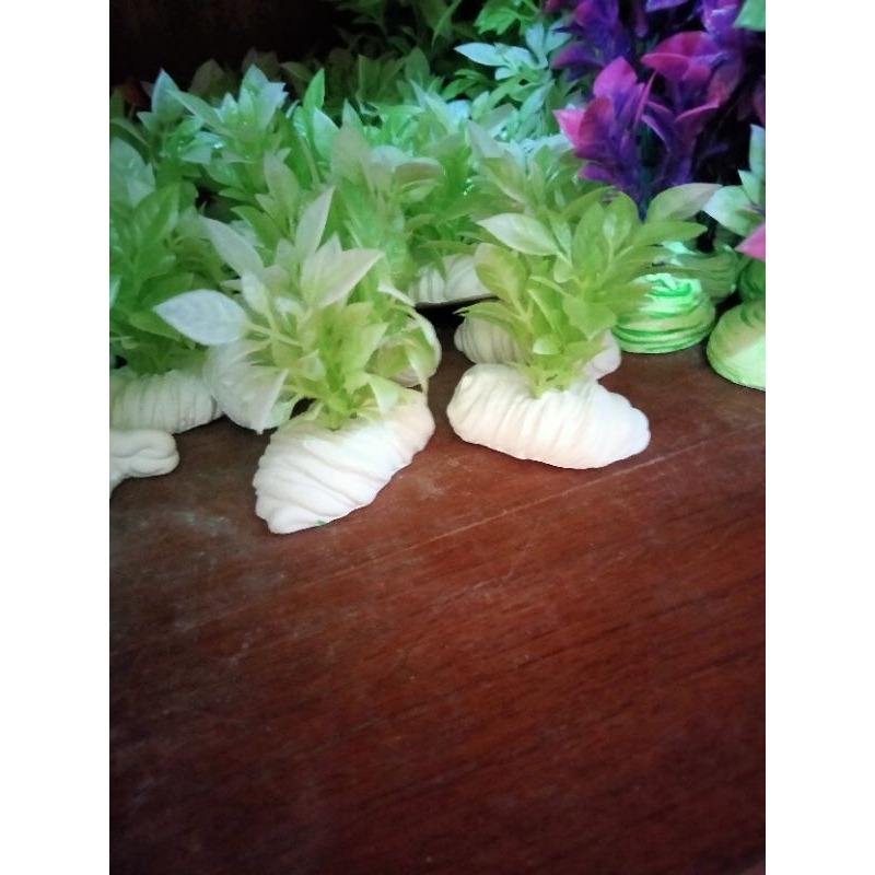 bunga plastik hiasan akuarium