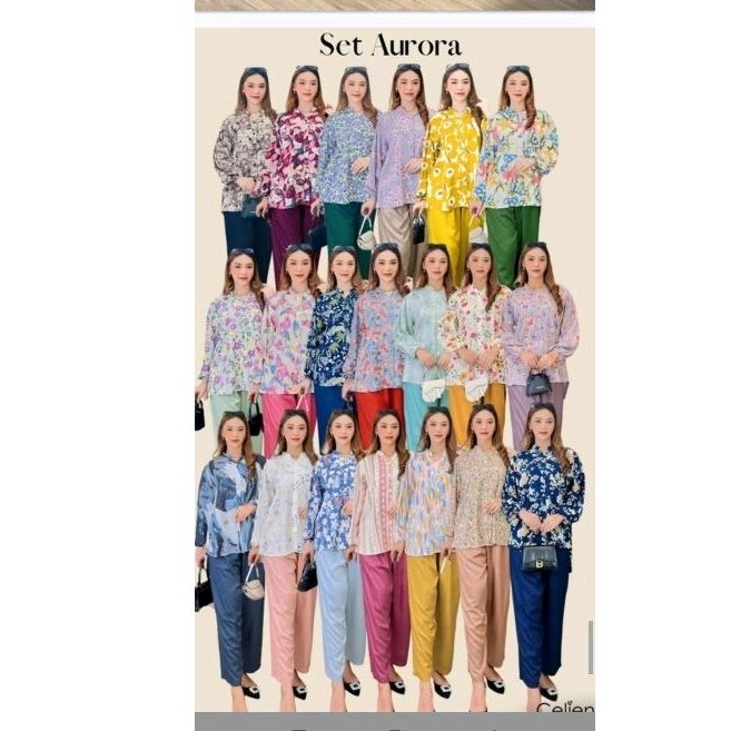setelan aurora celine