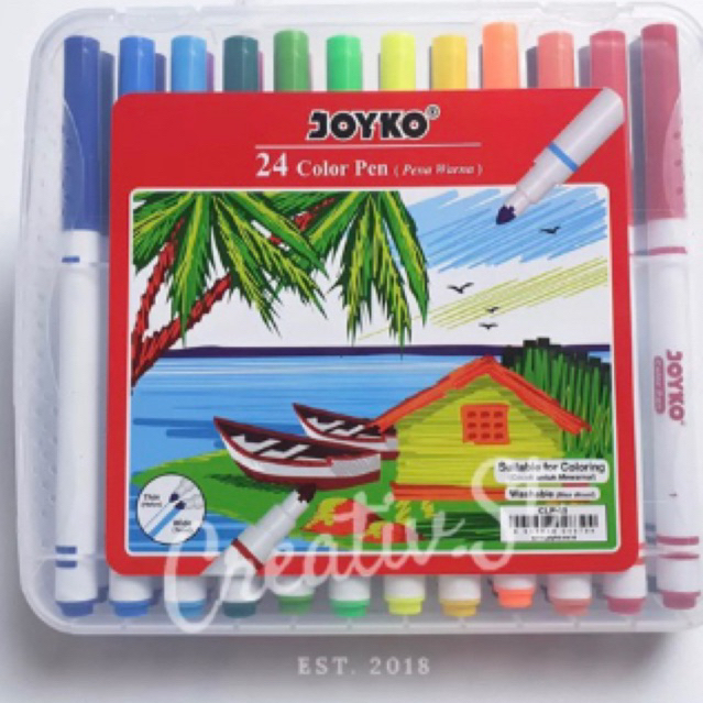 

joyko washable kid marker 24 color
