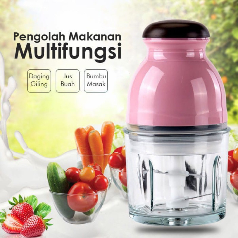 Blender Kapsul Serbaguna Chopper Plastik Daya 250 Watt / Blender Bumbu Dapur / Blender Capsule Cutte