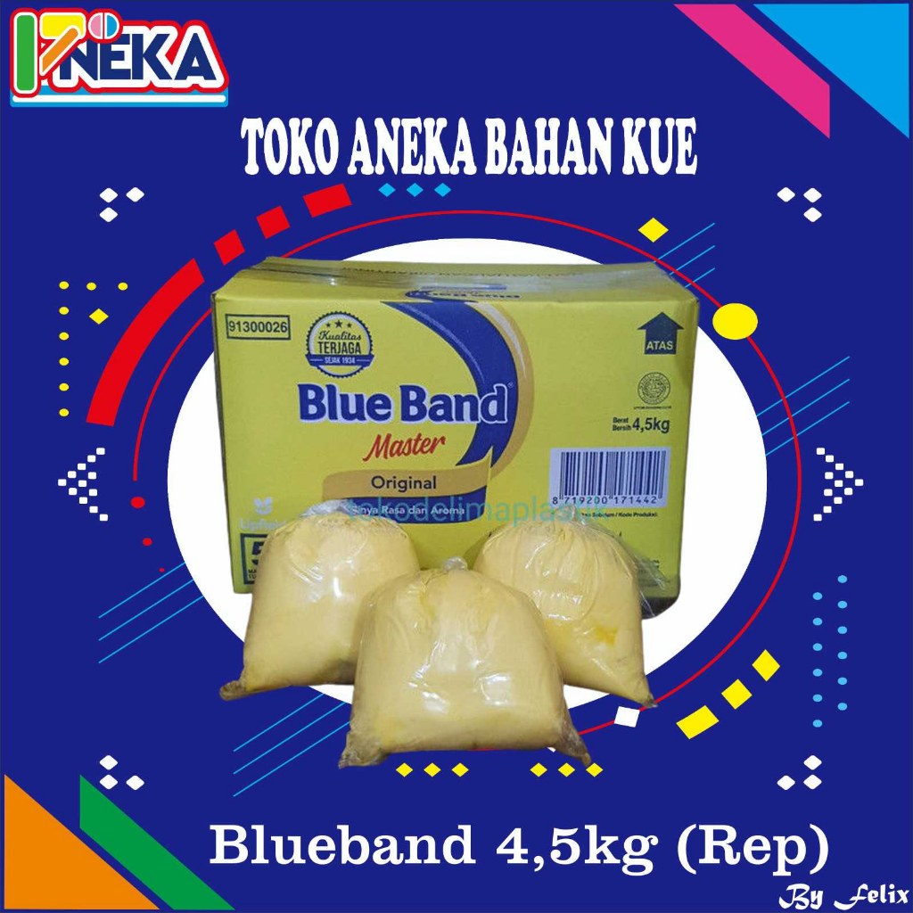 

Blueband Master 4.5kg / Margarin Blue Band Master 4.5kg ( repack ) 1kg