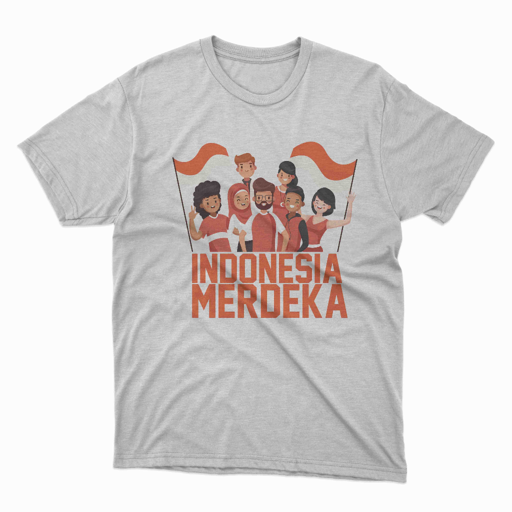 Kaos Sablon Custom Design Tema Kemerdekan High Quality Vol.2A