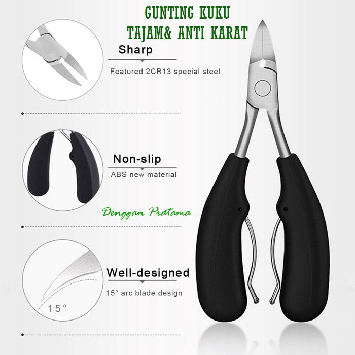 Gunting Kuku Tajam Miring Jempol Jari Kaki Anti Cantengan