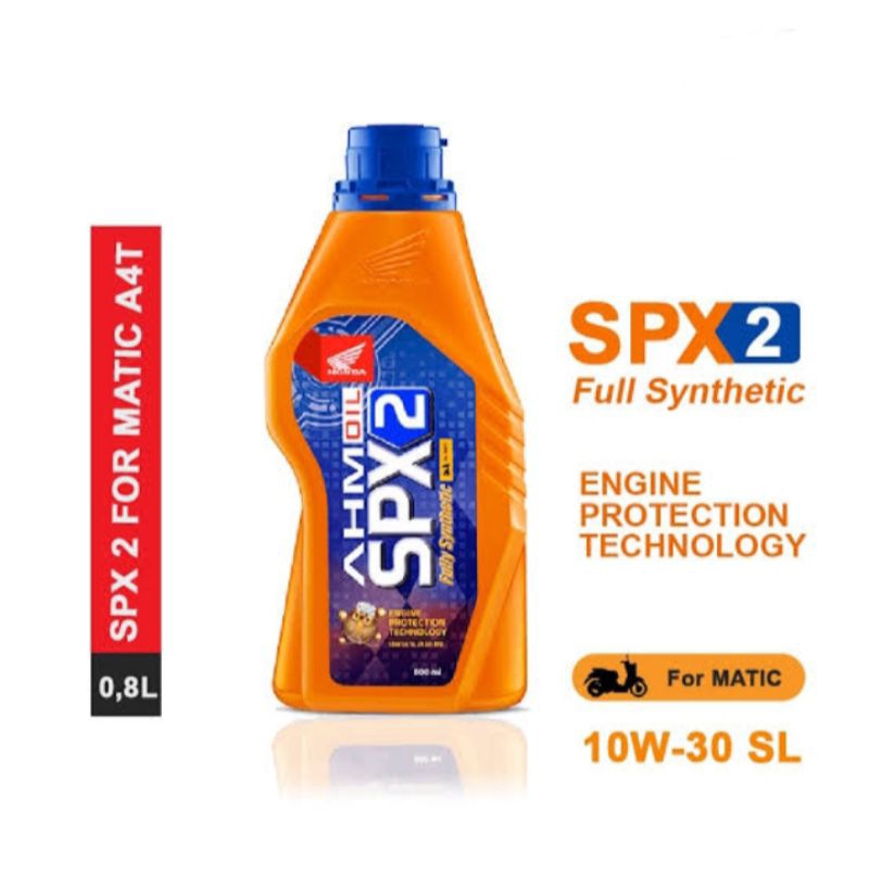 OLI MOTOR SPX 2 AHM OIL 800ML SPX2 KEMASAN TERBARU