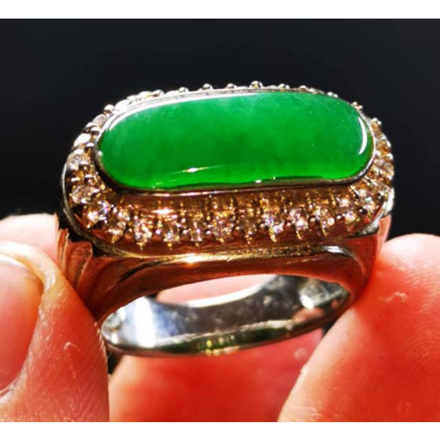 Batu natural giok burma type b super crystal