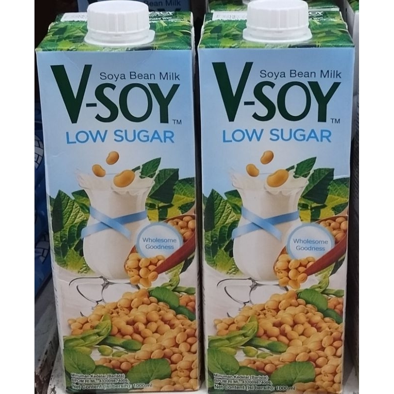 V-Soy Soya Bean Milk Low Sugar 1000ml