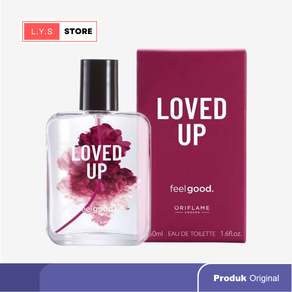 Kosmetik wanita/Parfum Oriflame/Parfum pria/Parfum wanita/Parfum wangi tahan lama/Loved Up EDT Orifl
