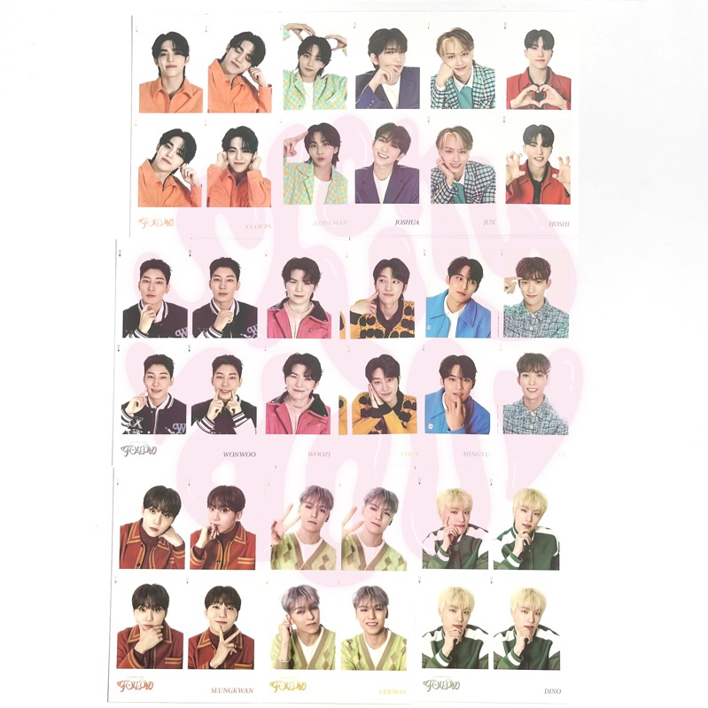 [SHARING] SEVENTEEN Follow Tour 4-Cuts Photo Postcard | DK Dokyeom Dino